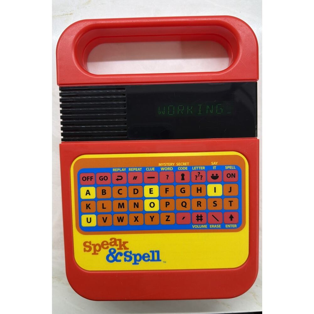 Speak And Spell Kahootz Classic Learning Model #09624 Tested Very Clean Retro